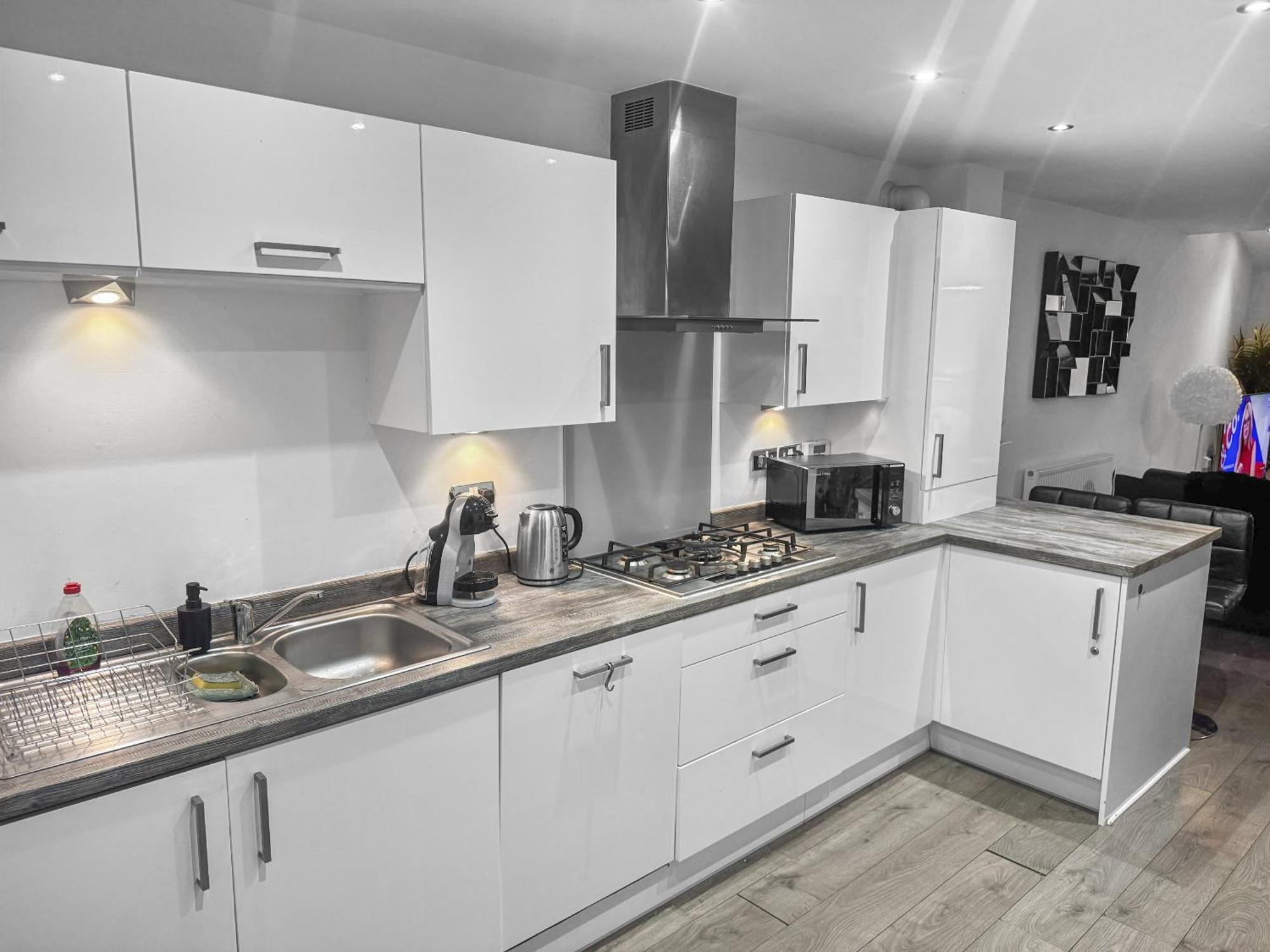 Chic 3-br House Ao Arena, Centre,old Trafford Holiday home Manchester